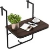 Promotions Sulankstomas pakabinamas stalas, 63,5x61x73,7 cm, rudas