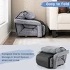 Promotions Sulankstoma sofa-lova, 196x72x19 cm, Pilka