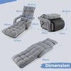 Promotions Sulankstoma sofa-lova, 196x72x19 cm, Pilka