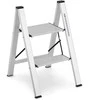 Promotions Sulankstoma kopėčia, aliuminis, 62,2x44,5x109,2 cm, sidabrinė