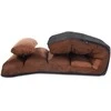 Sofa Promotions Sulankstomas tinginys sofos kėdė, 175x55x20 cm, ruda