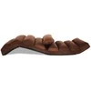Sofa Promotions Sulankstomas tinginys sofos kėdė, 175x55x20 cm, ruda