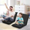 Sofa Promotions Grindų kėdė, reguliuojama 6 padėtys, 100,3x45,7x7,6 cm, juoda