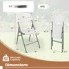 Promotions Sulankstomas, sukraunamas krėslas, 58,4x45,7x83,8 cm, baltas