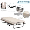 Promotions Sulankstoma lova, 190x80x33 cm, Juoda, Mėlyna