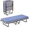 Promotions Sulankstoma lova, 200x80x40 cm, juoda, mėlyna