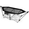 Promotions Sulankstoma hamakas, 228.6x82.6x88.9 cm, Juoda