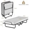 Promotions Sulankstoma lova, 190x80x39 cm, juoda balta