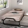 Promotions Sulankstoma lova, 200x80x40 cm, juoda, mėlyna