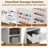 Promotions Sulankstomas siuvimo stalas, 146x50x78 cm, baltas