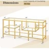 Promotions TV konsolės staliukas, 147,3x40,6x62,2 cm, auksinis