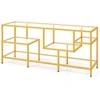 Promotions TV konsolės staliukas, 147,3x40,6x62,2 cm, auksinis