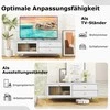 Promotions TV staliukas, 120x62x46 cm, šviesiai pilkas