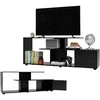 Promotions TV stovas, 152x38x58.5 cm, baltas