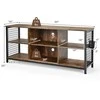Promotions TV stovas, 140x40x62,5 cm, Rudas ir Juodas