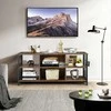 Promotions TV stovas, 140x40x62,5 cm, Rudas ir Juodas