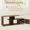 Promotions TV stovas, 152x38x58,5 cm, baltas