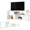 Promotions TV staliukas, 152x38x58,5 cm, baltas