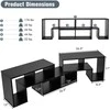 Promotions TV stovas, 67.3x30.5x43.2 cm, Juodas