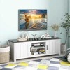 Promotions TV staliukas, 144,8x39,4x49,5 cm, Juoda