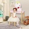 Promotions Vaikiškas veidrodėlio komplektas, 2-in-1, 70x34x100 cm, rožinis