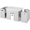 Promotions Vaikiškas stalas ir kėdžių komplektas, 69.9x44.5x47 cm, pilkas