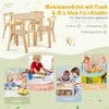 Promotions Vaikiškas stalas ir kėdžių komplektas, 60x60x50 cm, natūralus