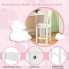 Promotions Vaikiškas rašomasis stalas ir kėdžių komplektas, 90x45x85,5 cm, 29x29x74 cm, baltas