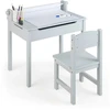 Promotions Vaikiškas stalas ir kėdžių komplektas, 66x39.4x58.4 cm, Pilka