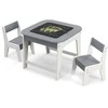 Promotions Vaikiškas stalas su kėdėmis, 61x61x49,5 cm, pilkas