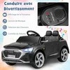 Promotions Elektrinis vaikiškas automobilis, Audi SQ8, 98x49x43 cm, Juodas