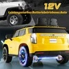 Promotions Elektrinis automobilis, Chevrolet, 68x104x53 cm, geltonas
