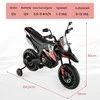 Promotions Elektrinis vaikiškas motociklas, licencijuotas Aprilia, 106,5x56x80 cm, baltas