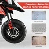 Promotions Elektrinis vaikiškas motociklas, licencijuotas Aprilia, 106,5x56x80 cm, baltas