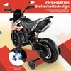 Promotions Elektrinis vaikiškas motociklas, licencijuotas Aprilia, 106,5x56x80 cm, baltas