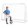 Promotions Vaikiški futbolo vartai su atmušimo tinkleliu, 187x60x102-122,5 cm, balti