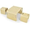 Promotions Vaikų staliuko ir kėdės rinkinys, beržo mediena, stalas 67.3x50.8x40.6 cm, kėdė 27.9x30.5x30.5 cm, natūralus