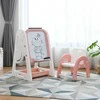 Promotions Vaikų molbertas ir rašomasis stalas su kėde, 63x53x100 cm, oranžinė