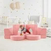 Promotions Vaikiška modulinė žaidimų sofa, 105.4x100.3x48.3 cm, rožinė