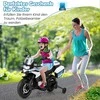 Promotions Baterijomis varomas policijos motociklas, 110x82,5x63 cm, baltas