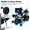 Promotions Baterijomis varomas policijos motociklas, 110x82,5x63 cm, baltas