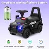 Promotions Vaikiškas elektrinis policijos automobilis, 62x44x43 cm, rožinis