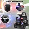 Promotions Vaikiškas elektrinis policijos automobilis, 62x44x43 cm, rožinis