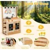Promotions Vaikų purvo virtuvėlės žaidimų rinkinys, 68.6x34.3x94 cm, natūralus
