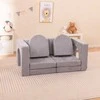 Promotions Modulinė vaikiška sofa žaidimams, 142,5x72,5x60,5 cm, pilka