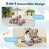 Kelioninis Promotions Vaikiškas stalas ir suoliukas, 89x28x47,5 cm, mėlynas