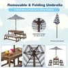 Kelioninis Promotions Vaikiškas stalas ir suoliukas, 89x28x47,5 cm, mėlynas
