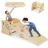Promotions Medinis laipiojimo žaislas trikampis laipiotojas rinkinys, 53,3x48,3x44,5 cm, spalvotas