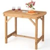 Promotions Lauko valgomojo stalas, eglės mediena, 99x61x76 cm, natūralus