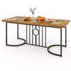Promotions Valgomojo stalas, 180x79x75 cm, Rudas